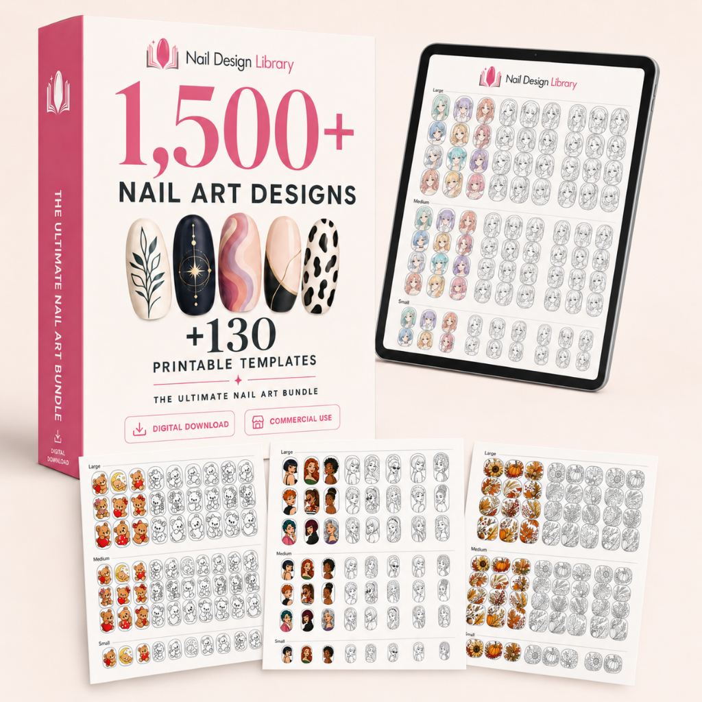 The Ultimate Nail Art Bundle — 1,500+ Designs & 130 Printable Templates